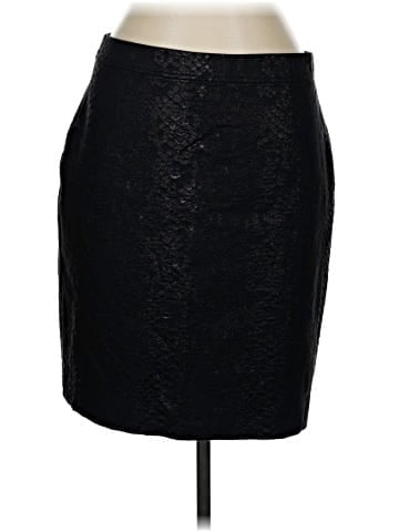 Kate Hill Faux Leather Skirt (view 1)