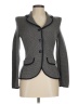 Giorgio Armani Chevron-herringbone Gray Wool Blazer Size EU (IT) 42 / US 6 - photo 1