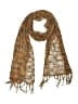 Unbranded Tweed Brown Orange Scarf One size - photo 1