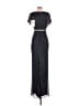 Mac Duggal 100% Polyester Silver Cocktail Dress Size 4 - photo 2