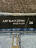 Just Black Chevron-herringbone Blue Jeans Size 26 waist - photo 7