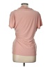 DKNY Pink Short Sleeve Blouse Size L - photo 2