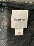 Maeve Metallic Stripes Color Block Gold Short Sleeve Top Size L - photo 7