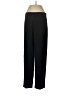 Talbots 100% Polyester Solid Black Track Pants Size 12 - photo 1