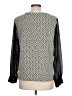Chico's Chevron-herringbone Black Pullover Sweater Size Lg (2) - photo 2