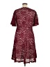 Unbranded 100% Polyester Burgundy Cocktail Dress Size 16 - photo 2