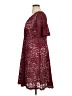 Unbranded 100% Polyester Burgundy Cocktail Dress Size 16 - photo 5