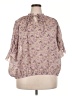 Hailey & Co. 100% Polyester Purple 3/4 Sleeve Blouse Size 2X - photo 1