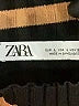 Zara Stripes Multi Color Brown Turtleneck Sweater Size L - photo 7