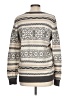Ann Taylor LOFT Outlet Print Tan Pullover Sweater Size L - photo 2