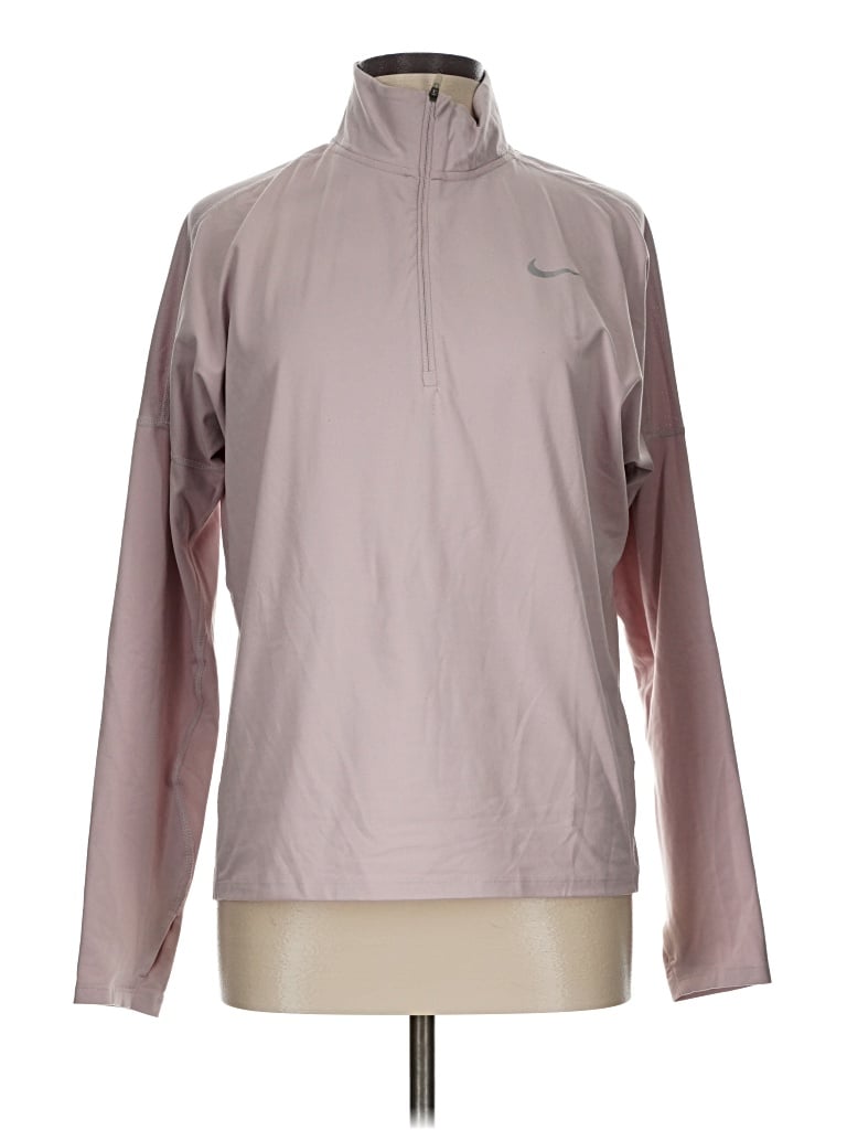 Pre-owned Nike Zip Up Hoodie In Pink