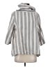 bryn WALKER 100% Linen Gray 3/4 Sleeve Button-Down Shirt Size S (estimated) - photo 1
