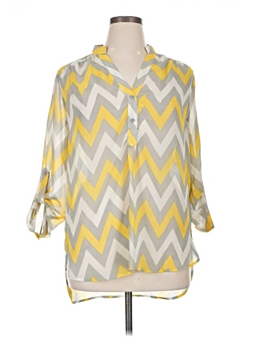 Tacera 3/4 Sleeve Blouse (view 1)