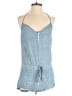 Hollister 100% Cotton Tweed Blue Romper Size S - photo 1