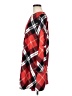 Shein 100% Polyester Argyle Red Casual Dress Size L - photo 5