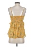 Jessica Simpson 100% Polyester Yellow Sleeveless Blouse Size XS - photo 2