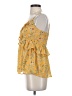 Jessica Simpson 100% Polyester Yellow Sleeveless Blouse Size XS - photo 5