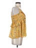 Jessica Simpson 100% Polyester Yellow Sleeveless Blouse Size XS - photo 4