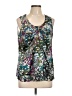 AK Anne Klein 100% Polyester Green Sleeveless Blouse Size L - photo 1