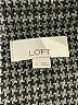 Ann Taylor LOFT Houndstooth Gray Blazer Size 2 - photo 6