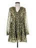 Assorted Brands 100% Polyester Green Casual Dress Size XS - photo 1