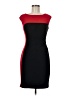 Connected Apparel 100% Polyester Color Block Black Cocktail Dress Size 8 (petite) - photo 1