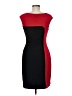 Connected Apparel 100% Polyester Color Block Black Cocktail Dress Size 8 (petite) - photo 2