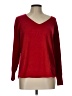 Chico's Red Pullover Sweater Size Lg (2) - photo 1