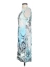 Christopher & Banks Graphic Blue Cocktail Dress Size S - photo 5