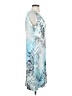 Christopher & Banks Graphic Blue Cocktail Dress Size S - photo 4