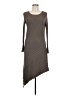 Kerisma Chevron-herringbone Gray Casual Dress Size M - photo 1