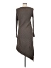 Kerisma Chevron-herringbone Gray Casual Dress Size M - photo 2