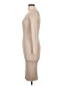 Unbranded Solid Tan Cocktail Dress Size L - photo 5