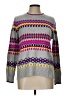 Charter Club Print Gray Pullover Sweater Size L (petite) - photo 1