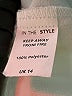 In the Style 100% Polyester Solid White Shorts Size 14 - photo 4