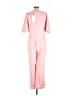 Unbranded 100% Polyester Solid Pink Jumpsuit Size XL - photo 2