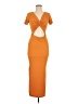Lulus Orange Cocktail Dress Size M - photo 1