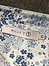 Billy T 100% Lyocell Print Blue Short Sleeve Blouse Size XS - photo 7