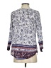 BLL NYC 100% Cotton Blue 3/4 Sleeve Blouse Size XS - photo 2
