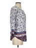 BLL NYC 100% Cotton Blue 3/4 Sleeve Blouse Size XS - photo 4