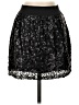 Aqua 100% Rayon Black Casual Skirt Size S - photo 1