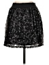 Aqua 100% Rayon Black Casual Skirt Size S - photo 2