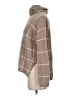 Madewell Plaid Brown Turtleneck Sweater Size S - photo 5