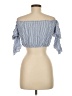 Cotton Candy LA Blue Short Sleeve Blouse Size M - photo 2
