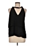 Ella Moss 100% Polyester Black Sleeveless Blouse Size M - photo 1