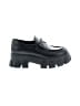 Prada Black Brushed Leather Monolith Loafers Size EU 38 1/2 - photo 1
