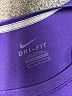 Nike 100% Polyester Purple Long Sleeve T-Shirt Size S - photo 7