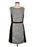 Elle Tweed Gray Casual Dress Size 10 - photo 1