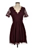 Lulus 100% Polyester Burgundy Cocktail Dress Size S - photo 1