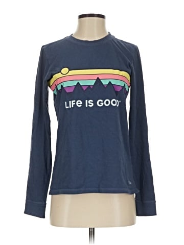 Life Is Good Long Sleeve Top (view 1)